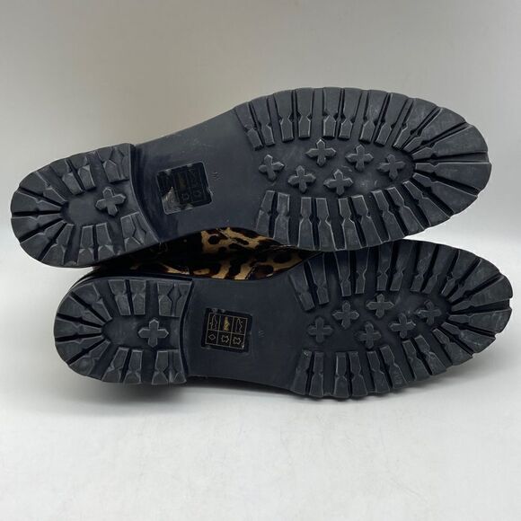 NWT Jack Rogers Margot Leopard Calf Fur Boots Size 9M Made in Brazil - Picture 11 of 11